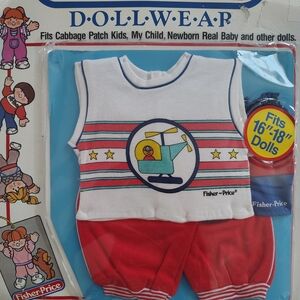 Fisher-Price Dollwear Set - White and Red